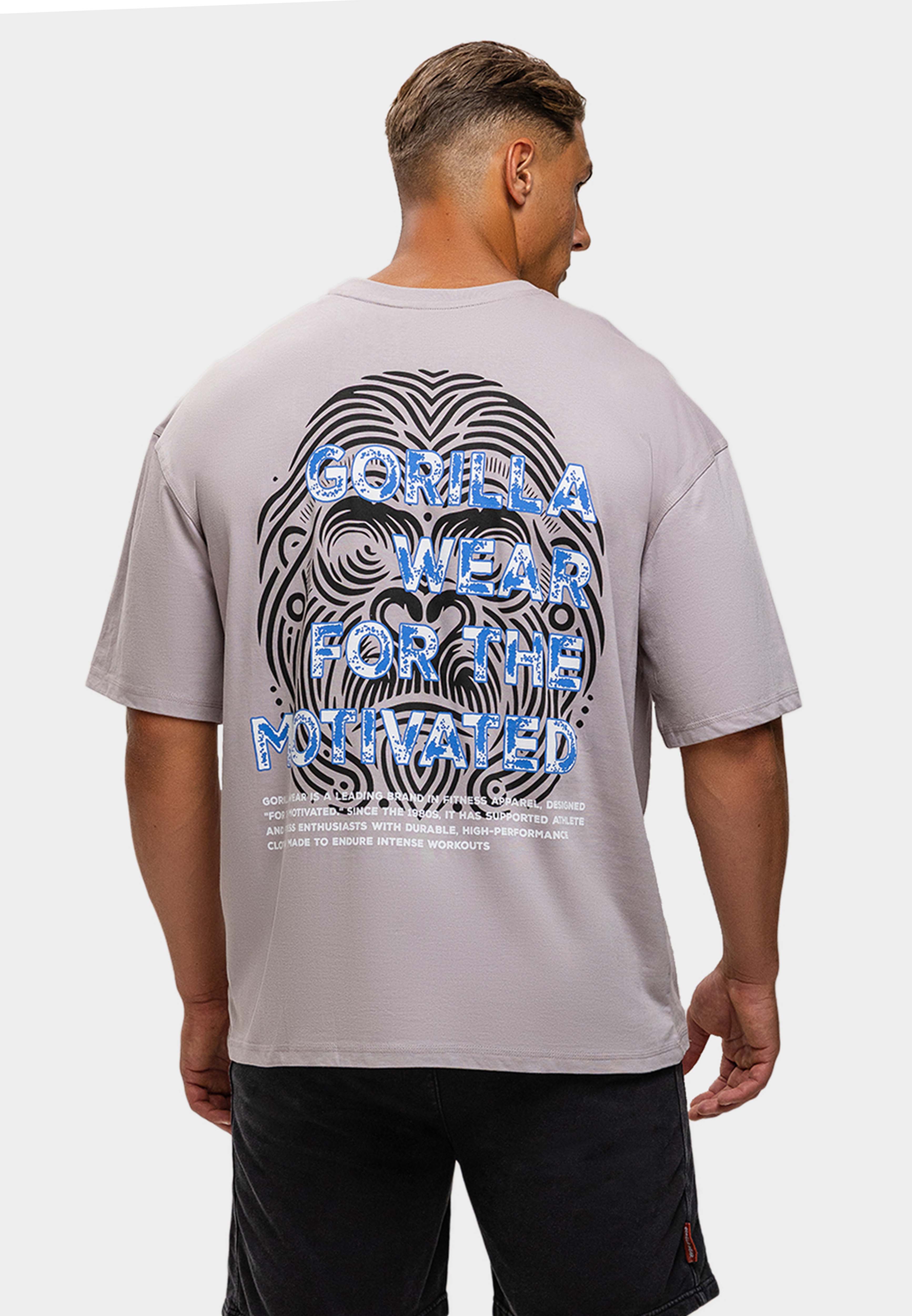 Gorilla Wear Macon Oversized T-shirt - Gris