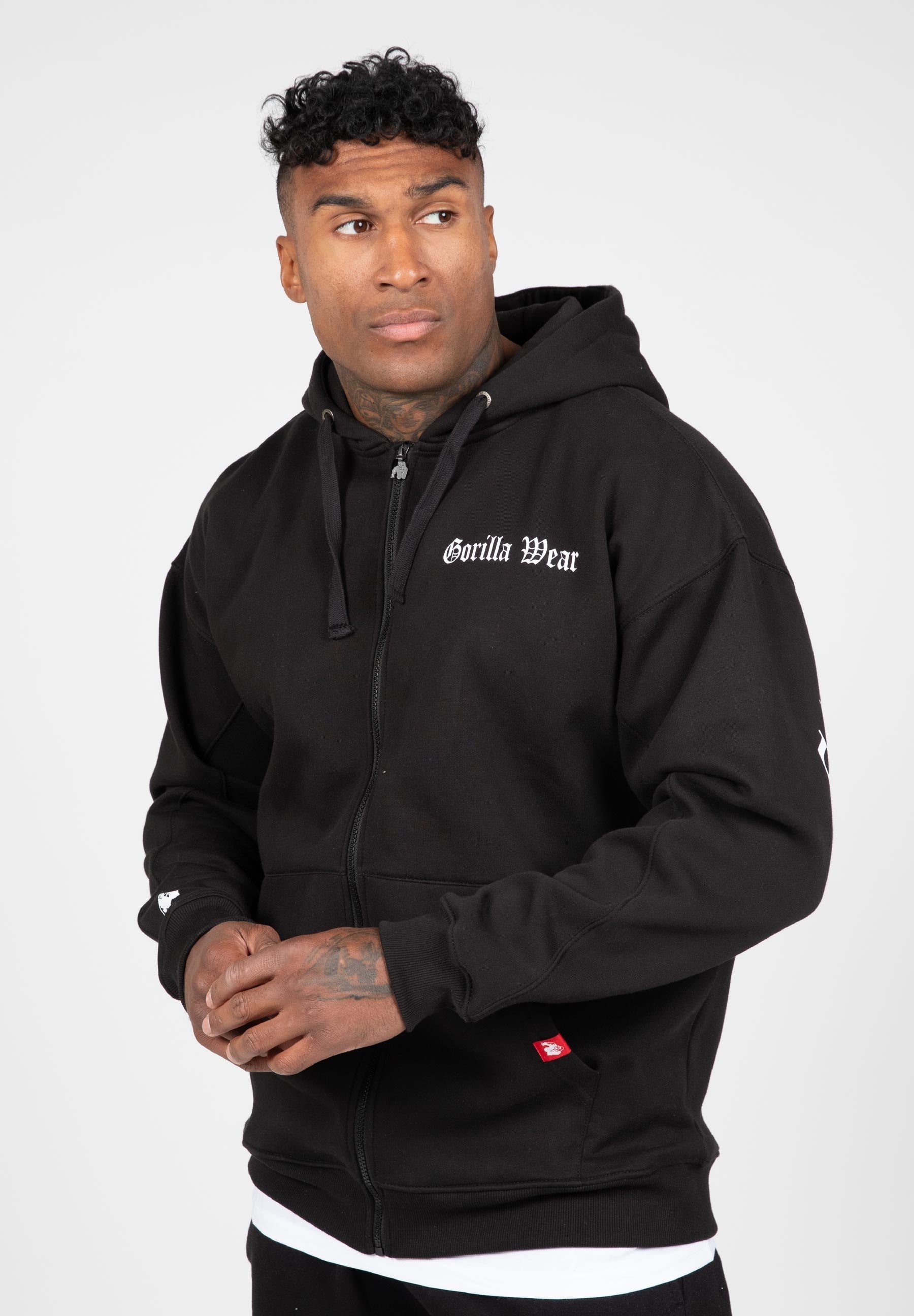 Gorilla Wear Sweat à Capuche Zippé Utah - Noir