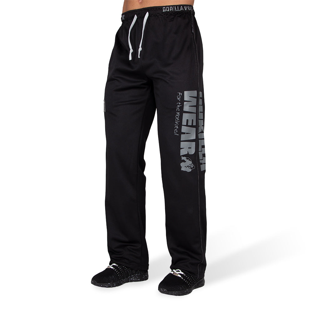 Gorilla Wear Logo Mesh Pants - Noir