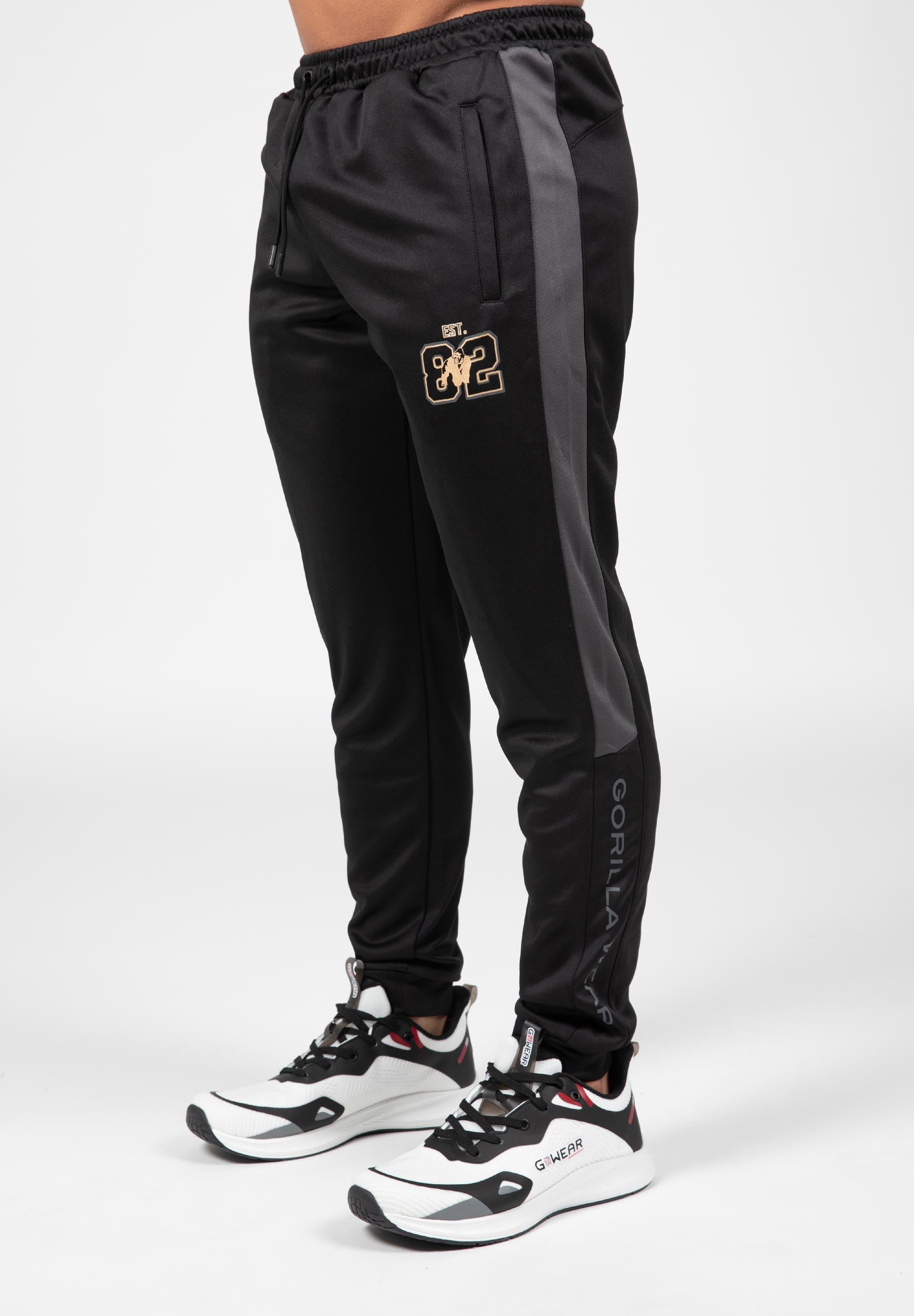 Gorilla Wear Pantalon de Training Devon - Noir/Gris