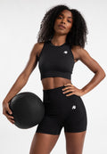 Gorilla Wear Olivia Seamless Crop Top - Noir