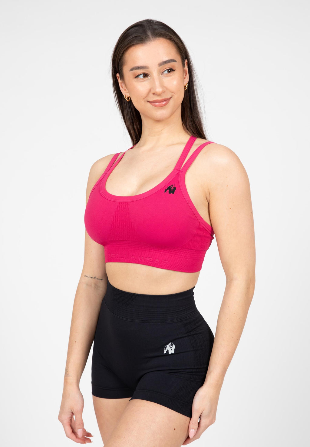 Gorilla Wear Whitney Seamless Brassière de Sport - Rose