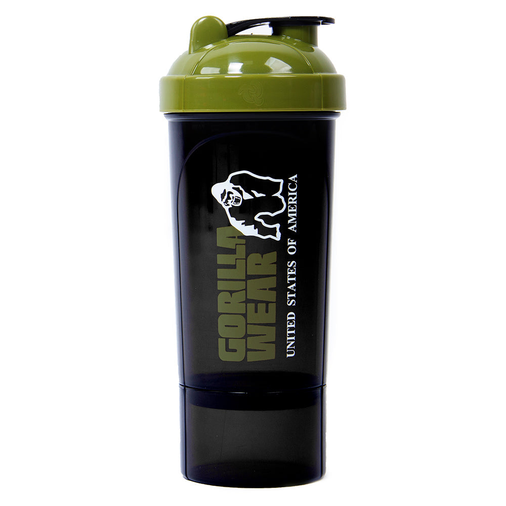 Gorilla Wear Shaker Compact - Noir/Vert militaire