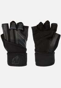 Gorilla Wear Dallas Gants avec Wrist Wrap 2.0 - Noir/Gris