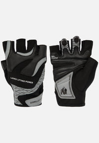 Gorilla Wear Gants de Fitness Femme 2.0 - Noir/Gris