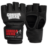 Gorilla Wear Berea MMA Gloves (Sans pouce) - Noir/Blanc
