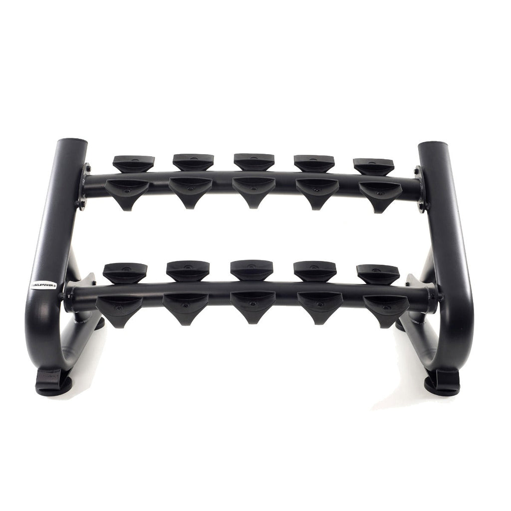 Muscle Power Rack pour 5 jeux d'haltères de luxe