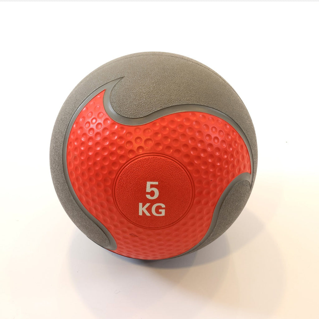 Muscle Power Médecine ball en caoutchouc - 5 kg