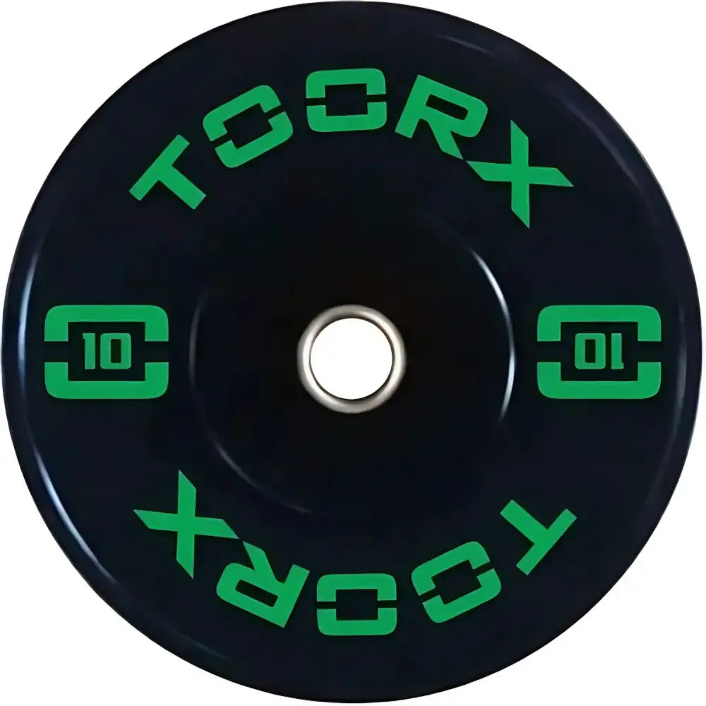Toorx Fitness Bumper Plate - Plaque de poids olympique - 10 kg