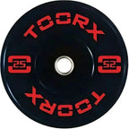 Toorx Fitness Bumper Plate - Plaque de poids olympique - 25 kg