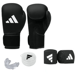 Adidas Boxing Set Men - Zwart/Wit - 12 oz - Hoofdafbeelding