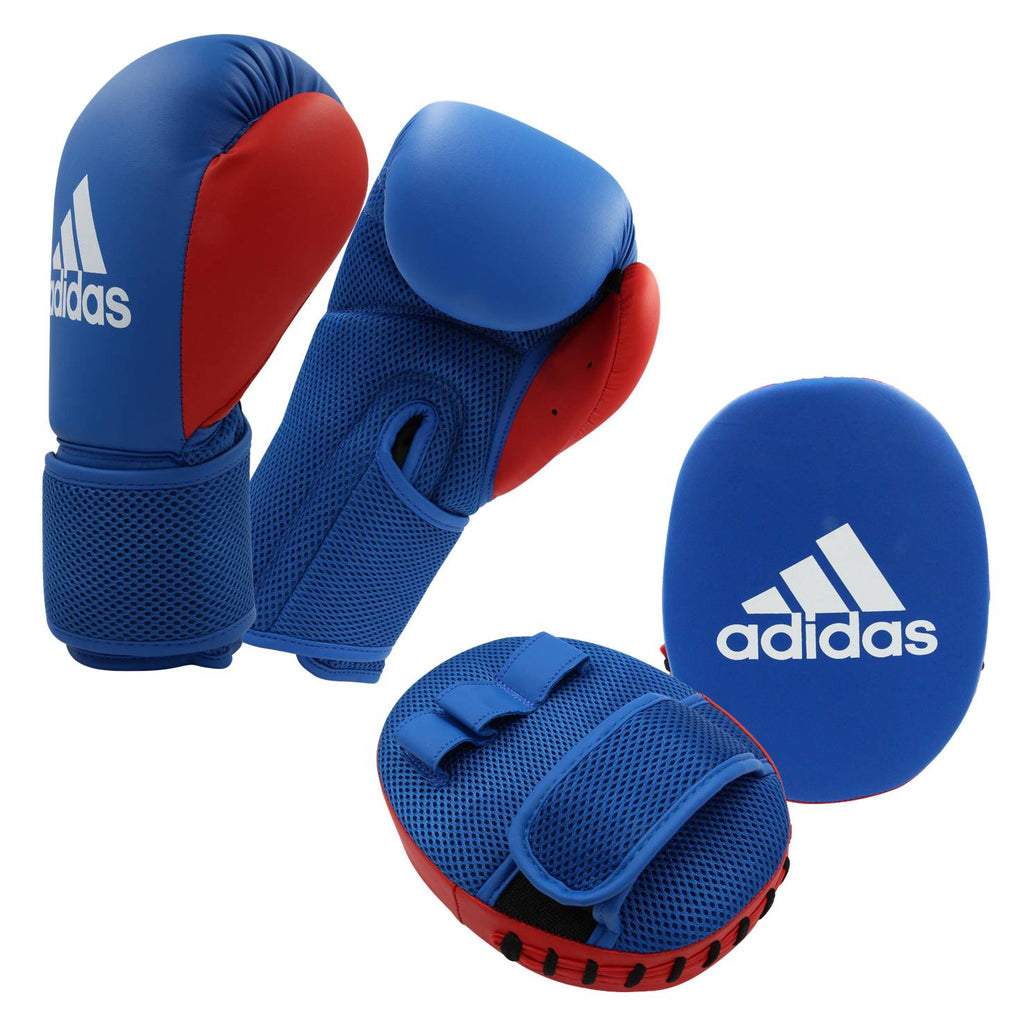 Adidas Kit de Boxe Enfant 2 - Bleu/Rouge - 8 oz