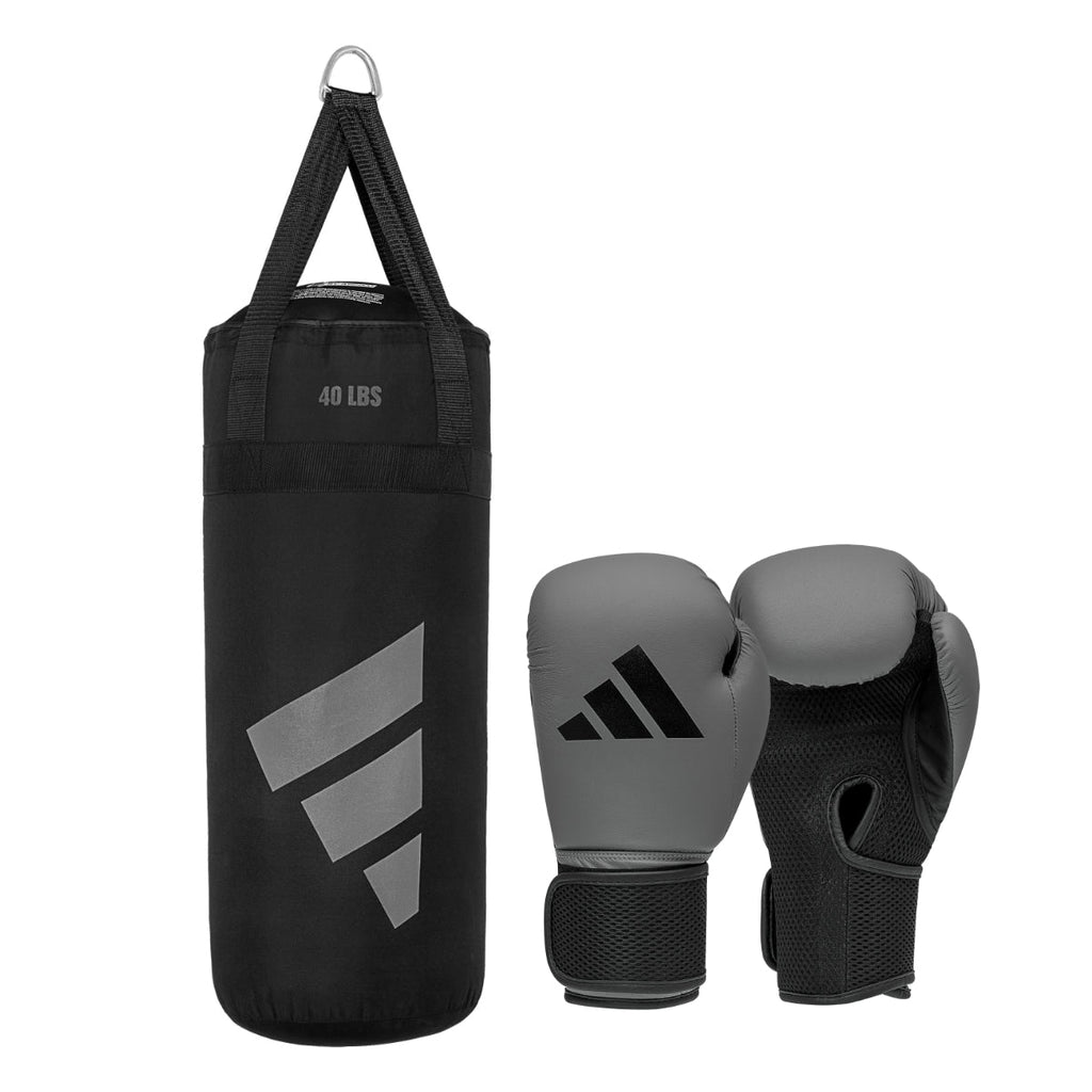 Adidas Kit de Boxe Junior - Gris/Noir - 10 oz