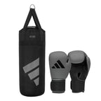 Adidas Kit de Boxe Junior - Gris/Noir - 10 oz