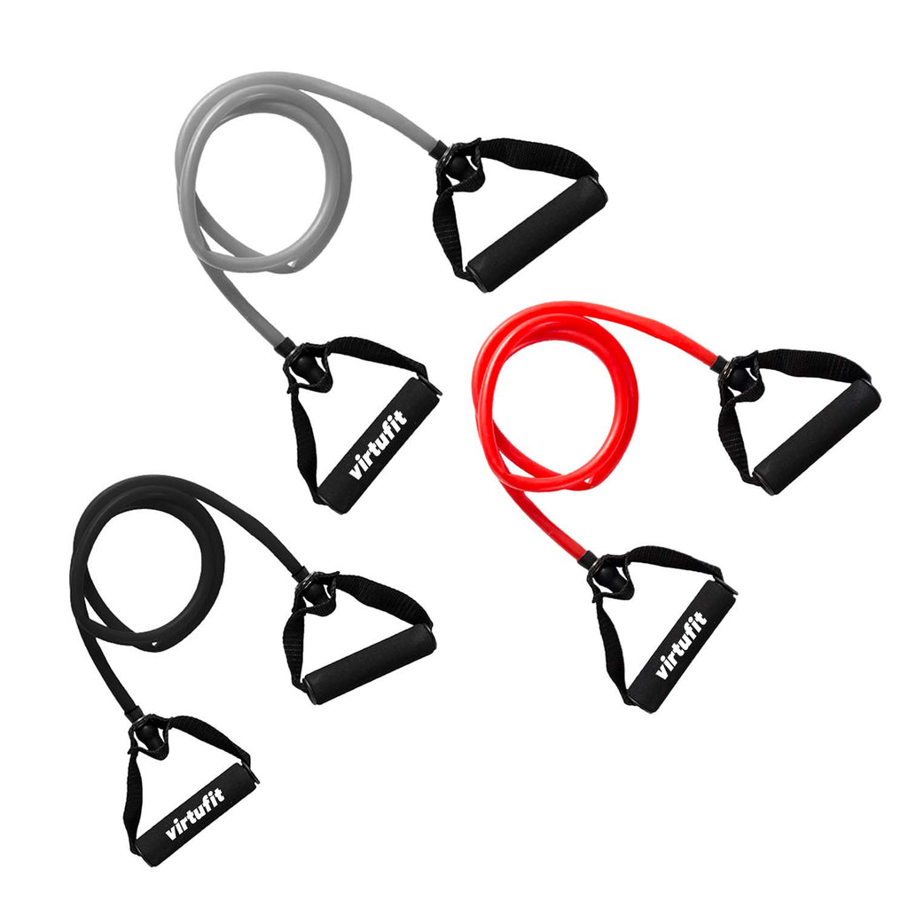 Ensemble de câbles de résistance VirtuFit - avec poignées - 3 pièces