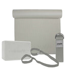 VirtuFit Premium Yoga Set - 4-Piece - Natural Grey