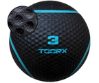 Toorx Fitness Medicine Ball - Noir/Bleu - 3 kg