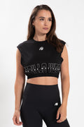 Gorilla Wear Albion Oversized Crop Top - Noir