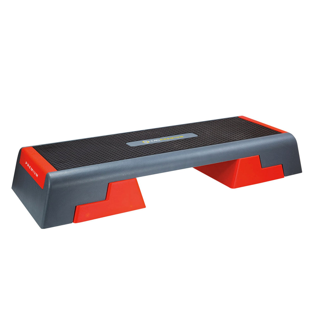 HMS Premium Step d'Aérobic - Noir/Rouge