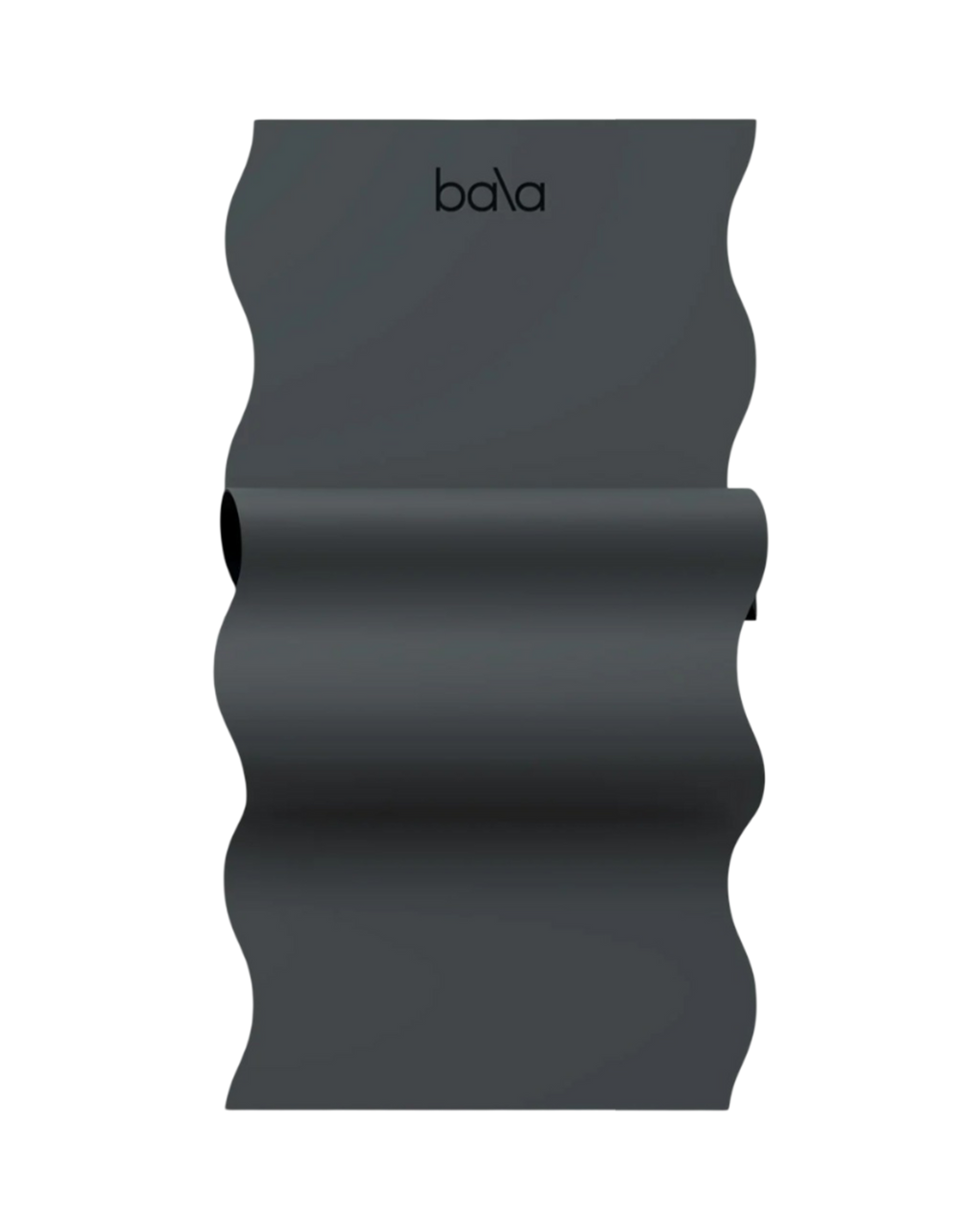 Bala The Wavy Mat - Yoga Mat - Charcoal/Grijs