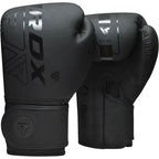 RDX Sports Gants de Boxe F6 Kara - Entraînement - Noir