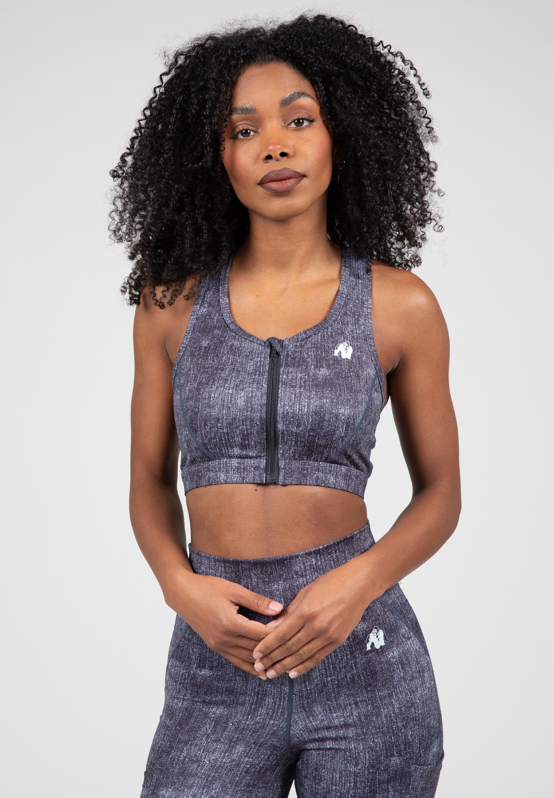 Gorilla Wear Camilla Brassire de Sport - Bleu Denim