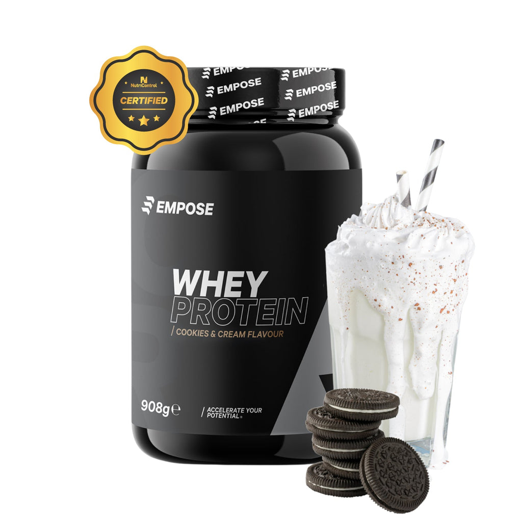 Empose Nutrition Whey Protein - Poudre de protéine - Cookies & Crème - 908g