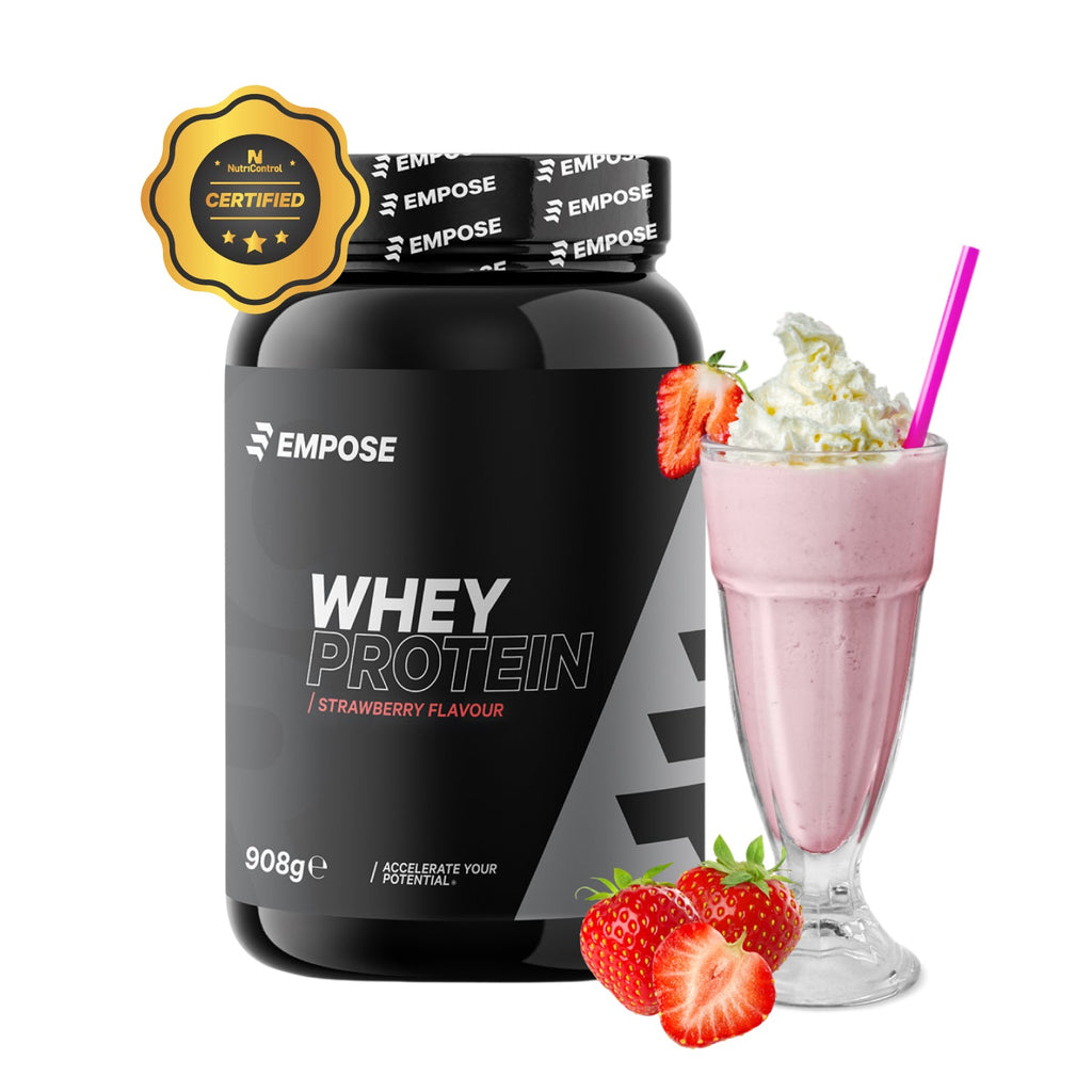 Empose Nutrition Whey Protein - Poudre de protéine - Fraise - 908g