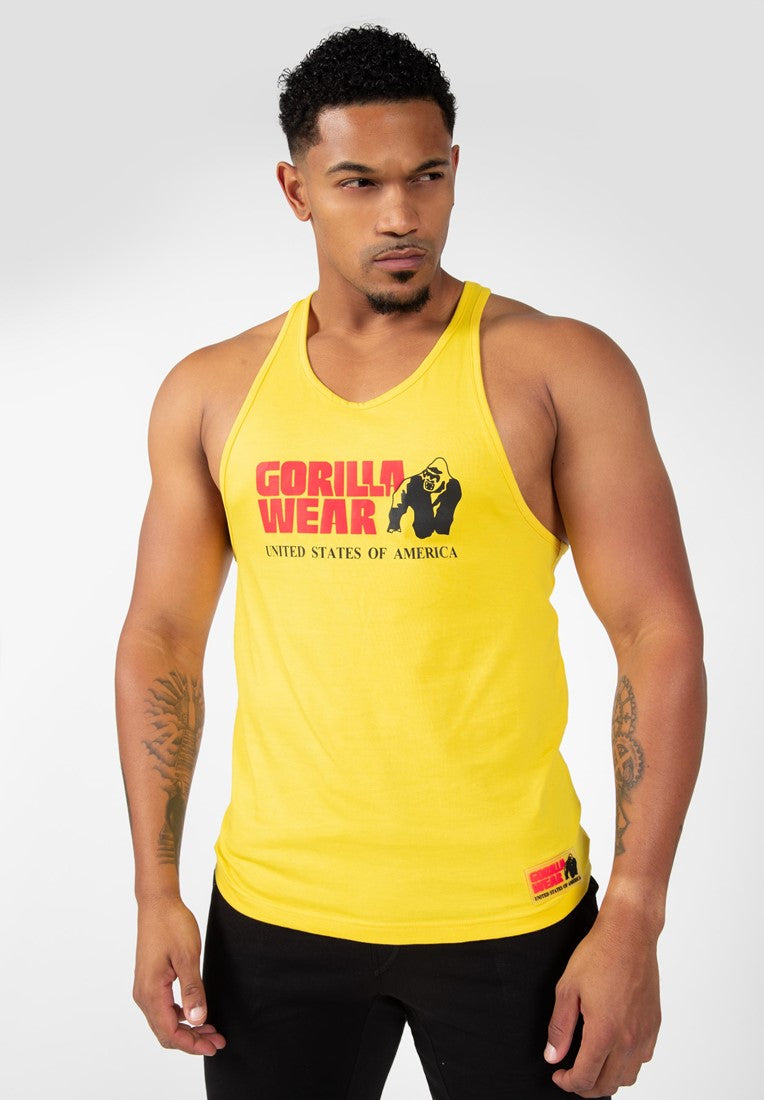 Gorilla Wear Classic Tank Top - Yellow