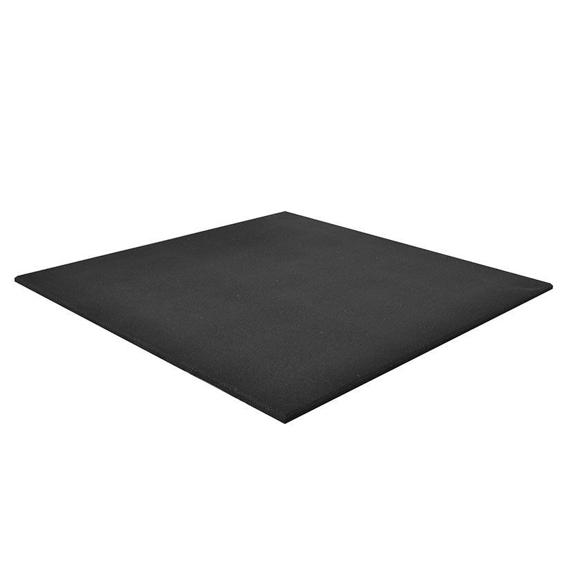 Bos Rubber Sol en Caoutchouc Ecoline - 100 x 100 x 2 cm - Noir