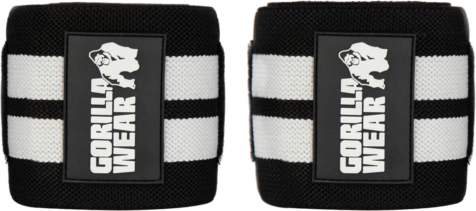 Gorilla Wear Bandages pour coudes - Noir/Blanc
