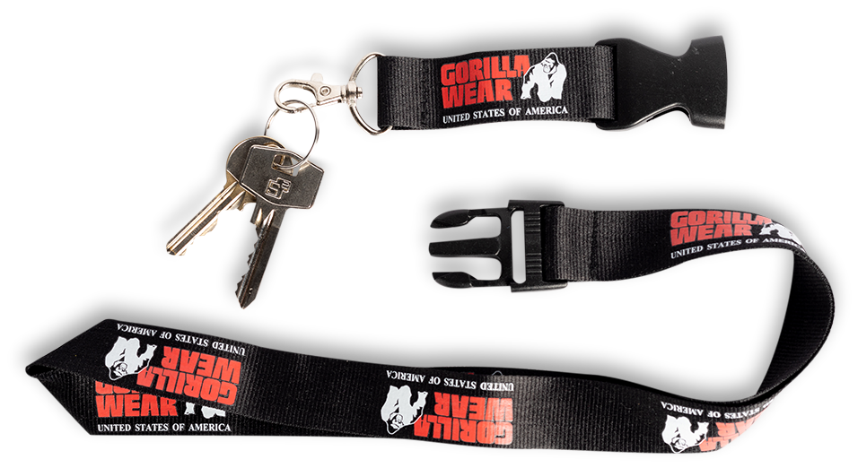 Eloy Lanyard - Noir/Rouge