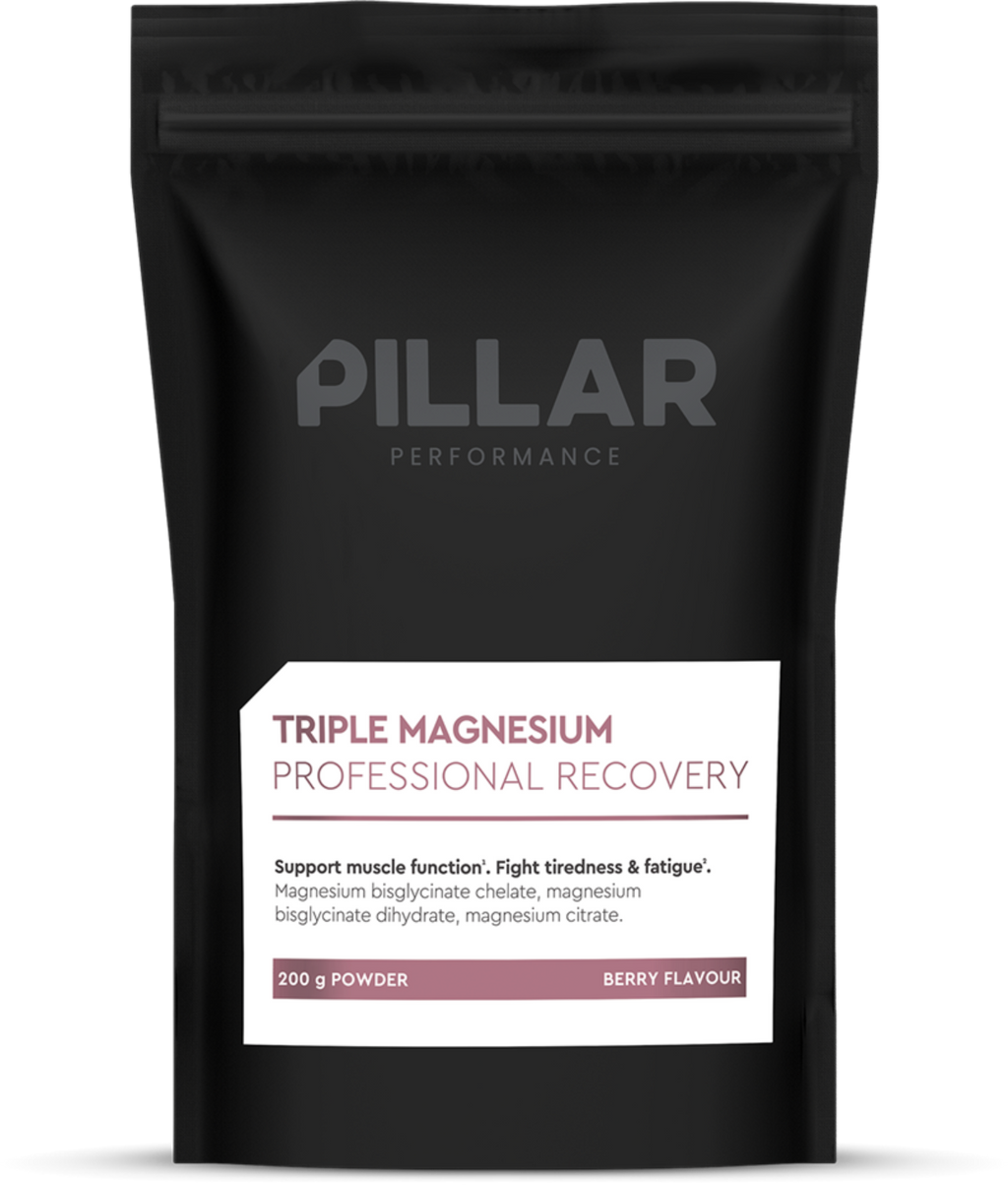 PILLAR Performance Triple Magnésium Poudre - 200 gr - Baie