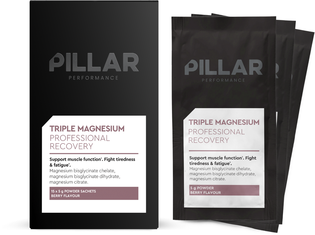 PILLAR Performance Triple Magnésium Pack de Voyage - 15 x 5 gr - Baie