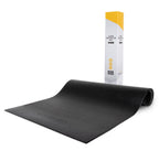 Tapis de protection antidérapant Flow Fitness - 229 x 91 cm - Noir - Tweedekans