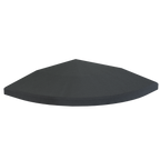 Flow Fitness Profil d'angle dalle en caoutchouc - 20 x 20 x 2 cm - Tweedekans