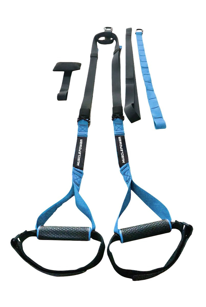 Muscle Power Suspension Trainer - Bleu/Noir