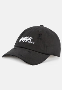 Gorilla Wear Galway Distressed Cap - Pet - Zwart - Hoofdafbeelding