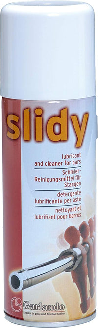 Garlando Spray Slidy - Lubrifiant pour les tiges de baby-foot et les roulements à rouleaux