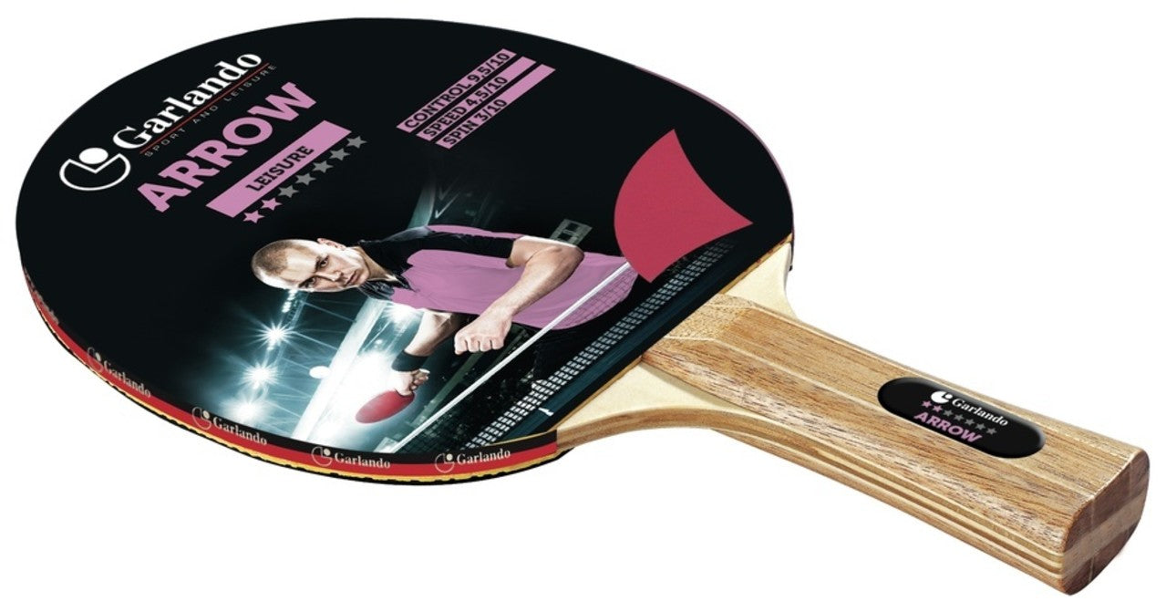 Garlando Arrow Batte de tennis de table - 2 étoiles - Batte pour débutant