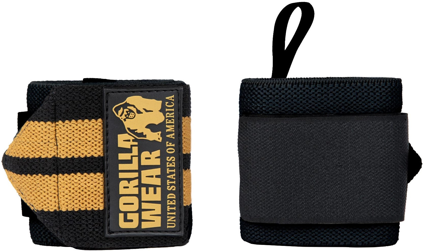Gorilla Wear Wrist Wraps PRO - Noir/Or