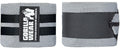 Gorilla Wear Knee Wraps - Gris/Noir - 200 cm