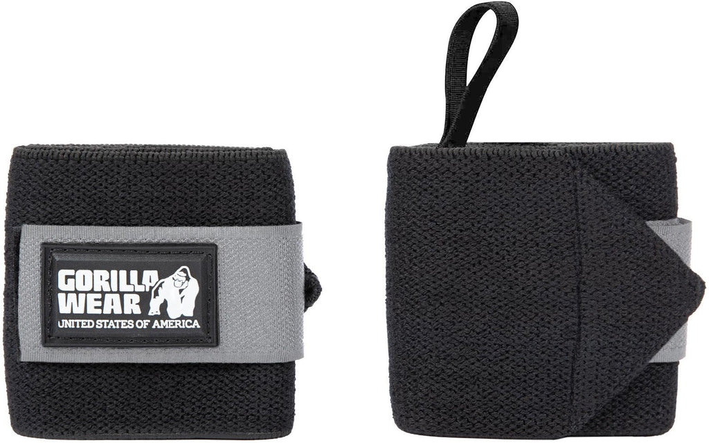 Gorilla Wear Wrist Wraps BASIC - Noir/Gris