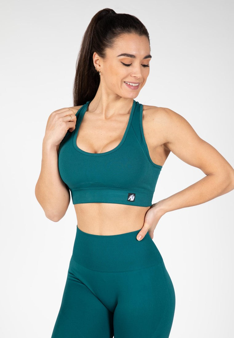 Gorilla Wear Yava Seamless Sportbeha - Groen - S/M