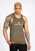 Gorilla Wear Carter Stretch Tank Top - Vert militaire