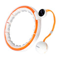 HMS Cerceau de Fitness - Aimants, Poids & Compteur - Blanc/Orange