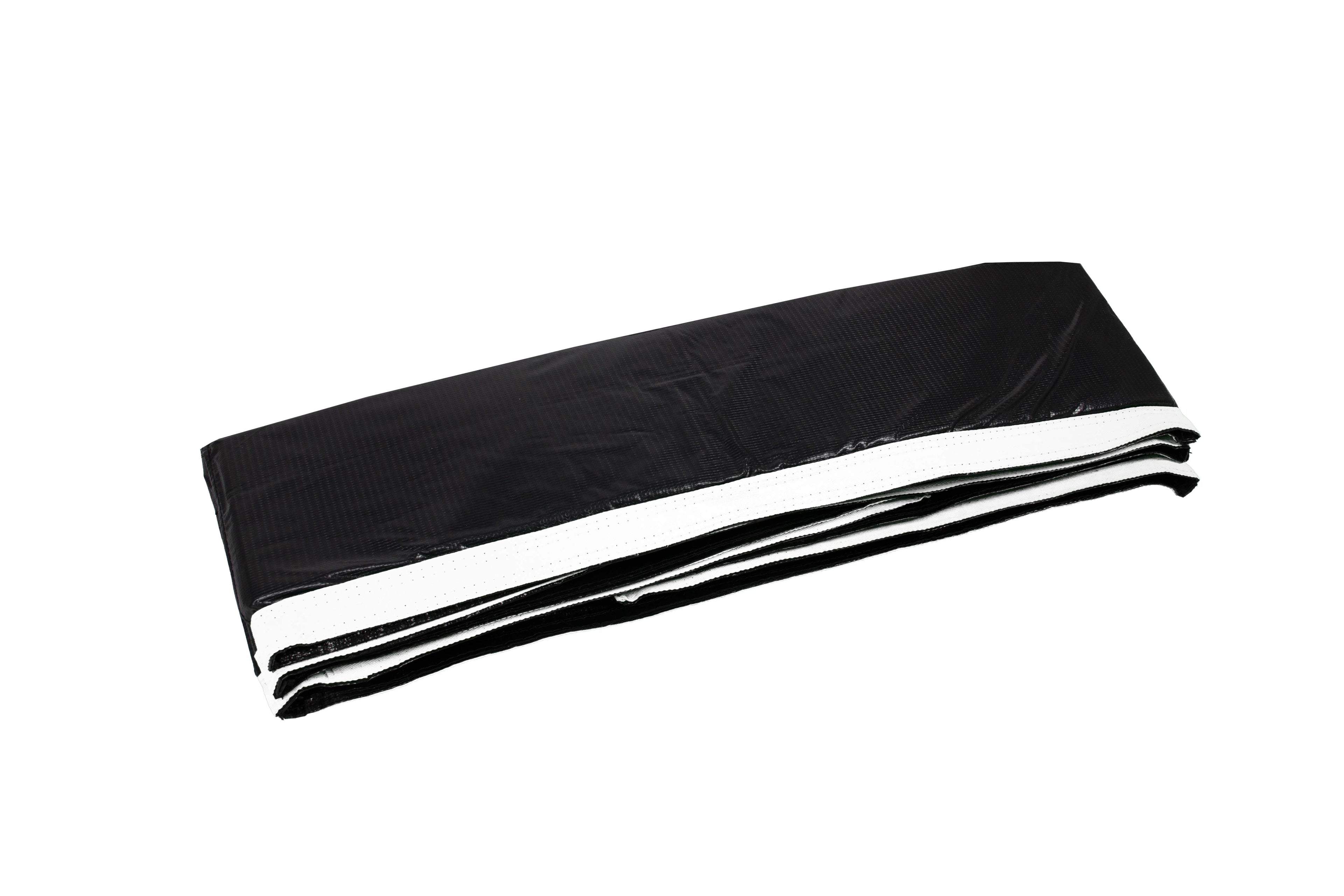 VirtuFit Inground Trampoline Beschermrand - Zwart / Wit - 244 x 366 cm - 25 mm dik - Tweedekans