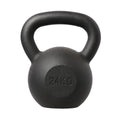 HMS Kettlebell - Caoutchouc - 24 kg - Noir