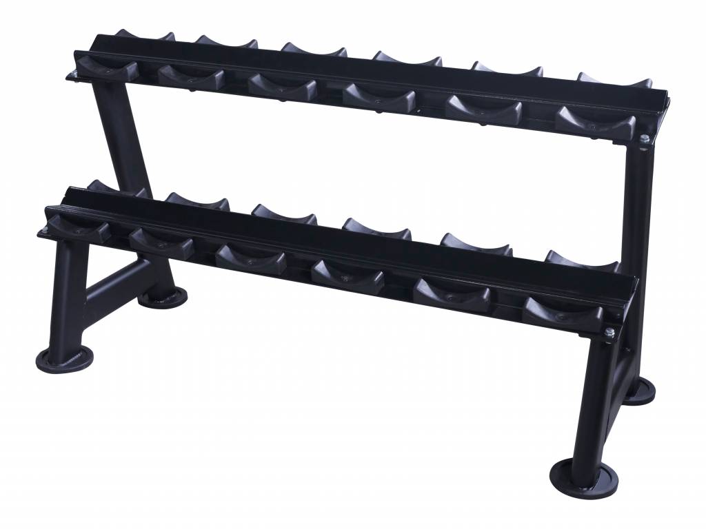 Lifemaxx LMX Dumbbellrack 12 Sets - Zwart
