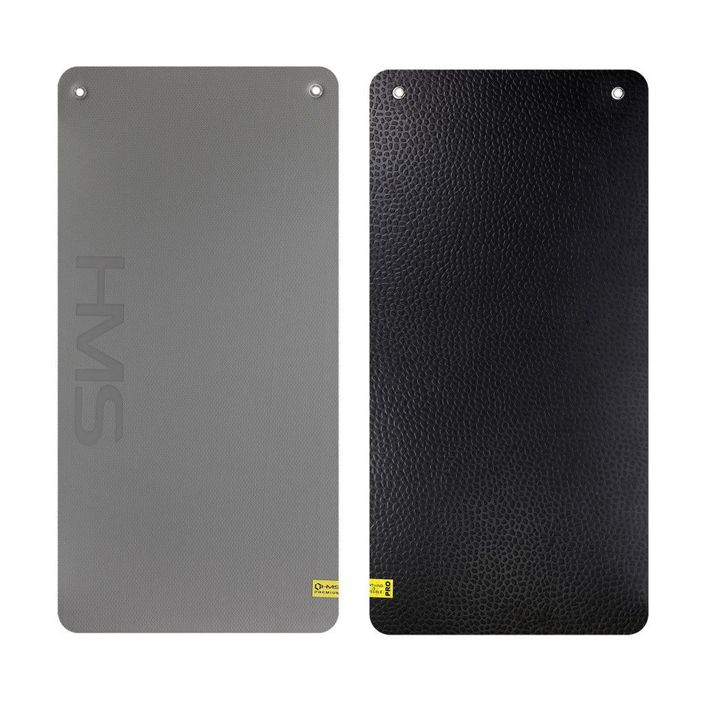 HMS Tapis de Fitness - Gris/Noir - 20 mm